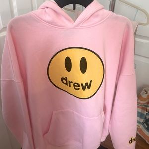 Justin Beiber Drew sweatshirt in Light pink